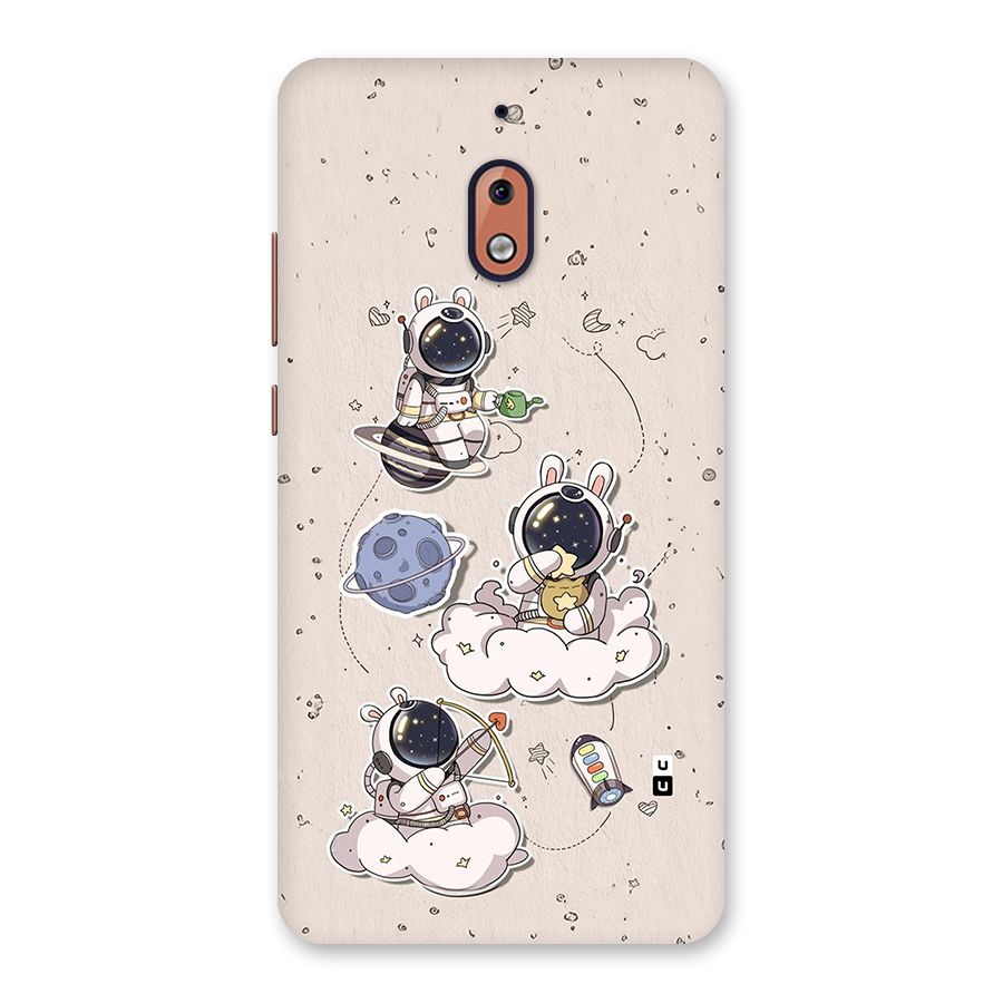 Lovely Astronaut Playing Back Case for Nokia 2.1