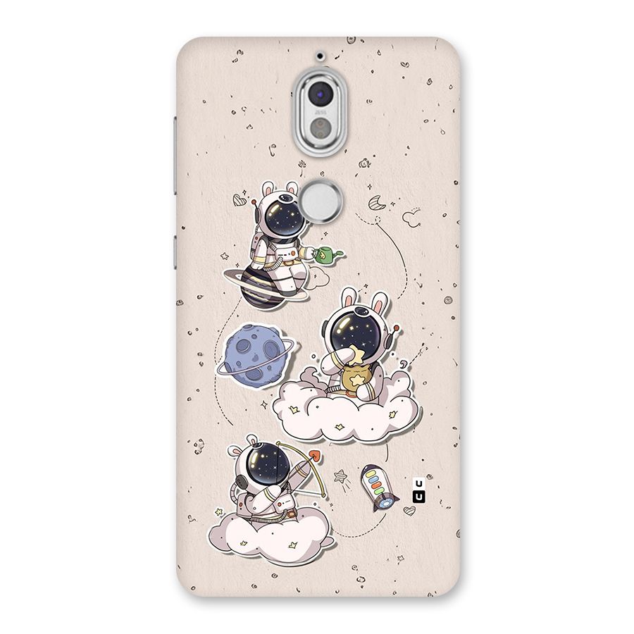 Lovely Astronaut Playing Back Case for Nokia 7