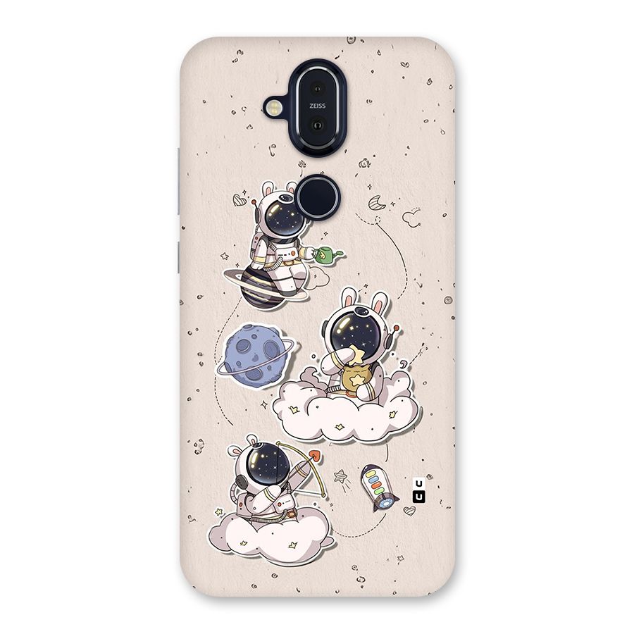 Lovely Astronaut Playing Back Case for Nokia 8.1