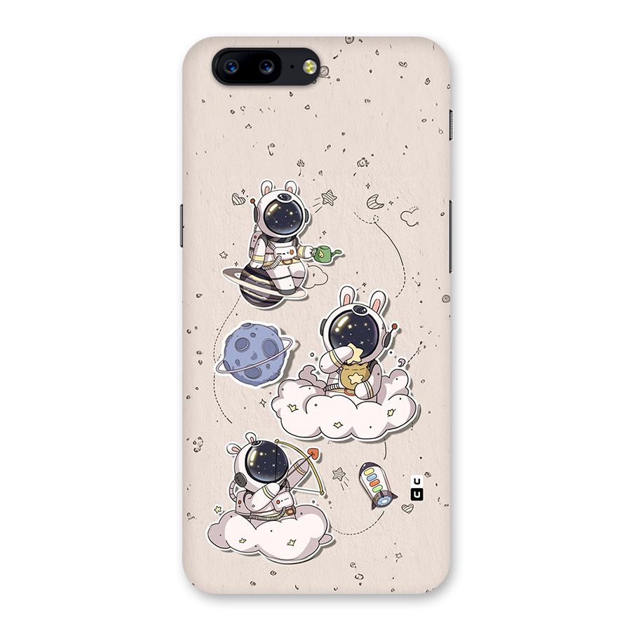 Lovely Astronaut Playing Back Case for OnePlus 5