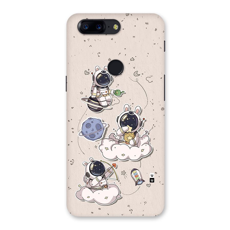 Lovely Astronaut Playing Back Case for OnePlus 5T
