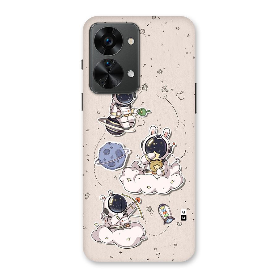 Lovely Astronaut Playing Back Case for OnePlus Nord 2T