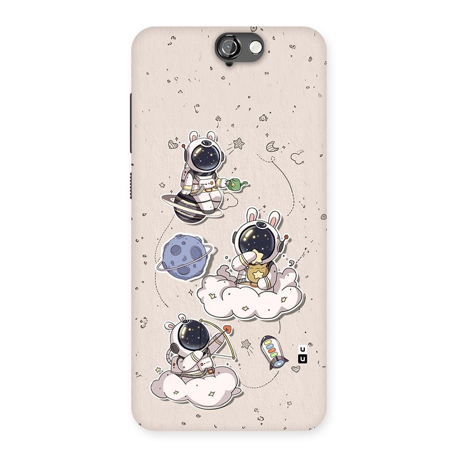 Lovely Astronaut Playing Back Case for One A9