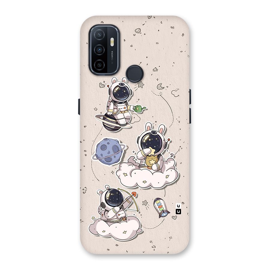 Lovely Astronaut Playing Back Case for Oppo A32