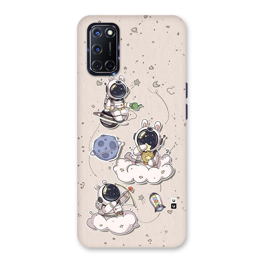 Lovely Astronaut Playing Back Case for Oppo A52