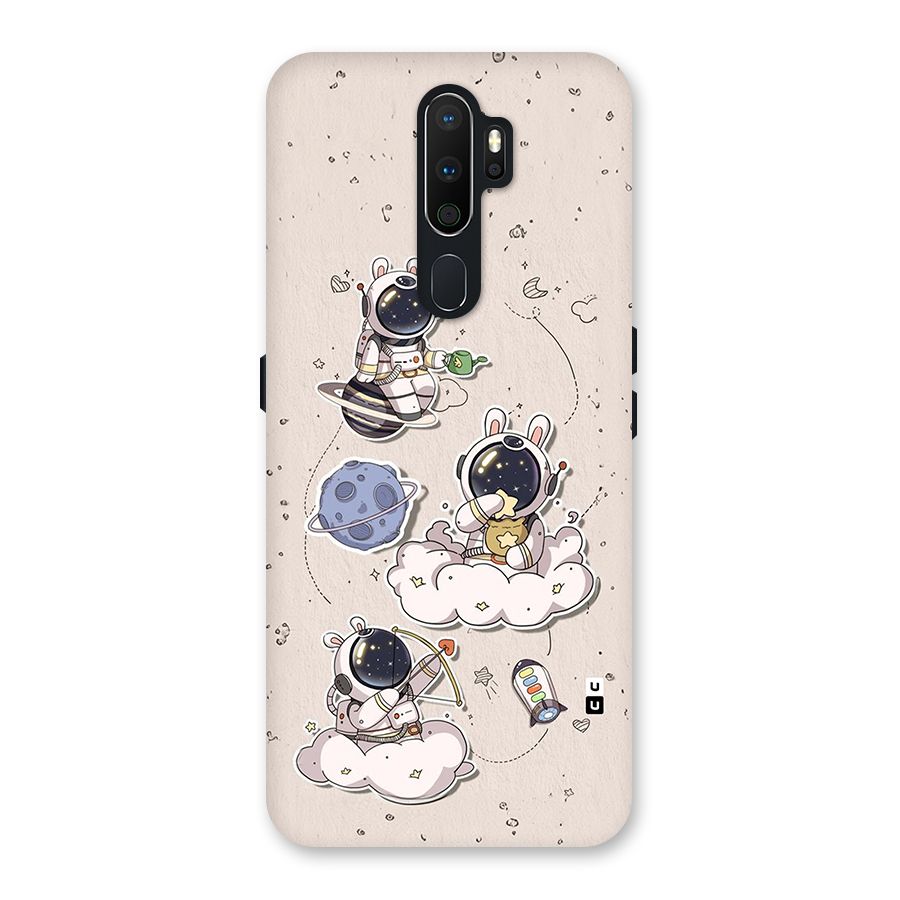Lovely Astronaut Playing Back Case for Oppo A5 (2020)