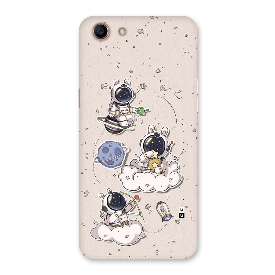Lovely Astronaut Playing Back Case for Oppo A83 (2018)