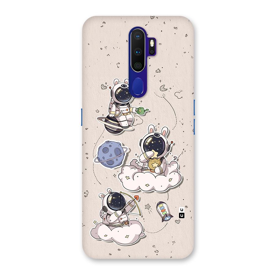 Lovely Astronaut Playing Back Case for Oppo A9 (2020)
