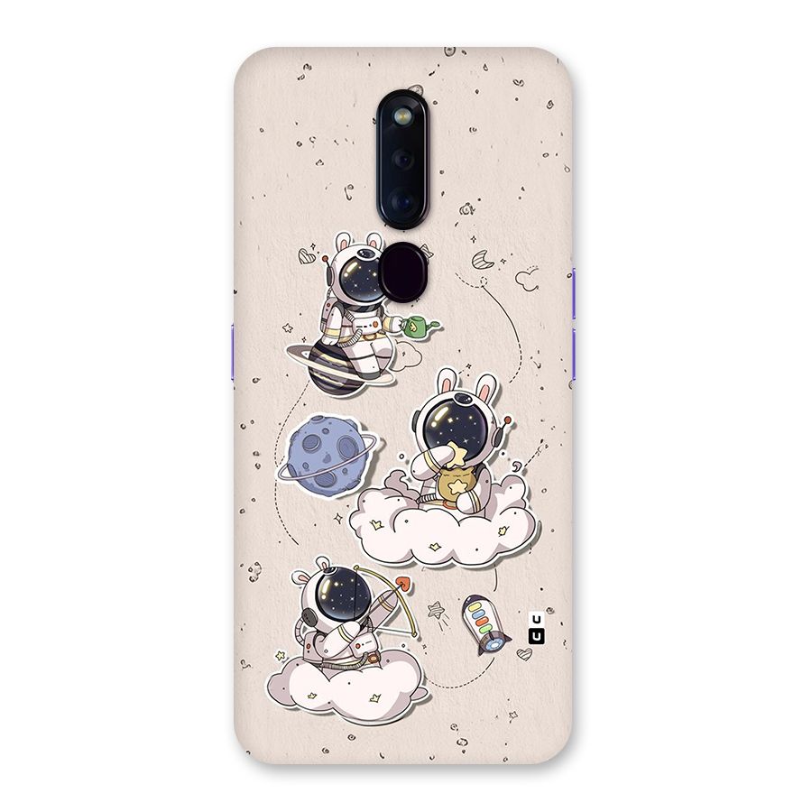 Lovely Astronaut Playing Back Case for Oppo F11 Pro