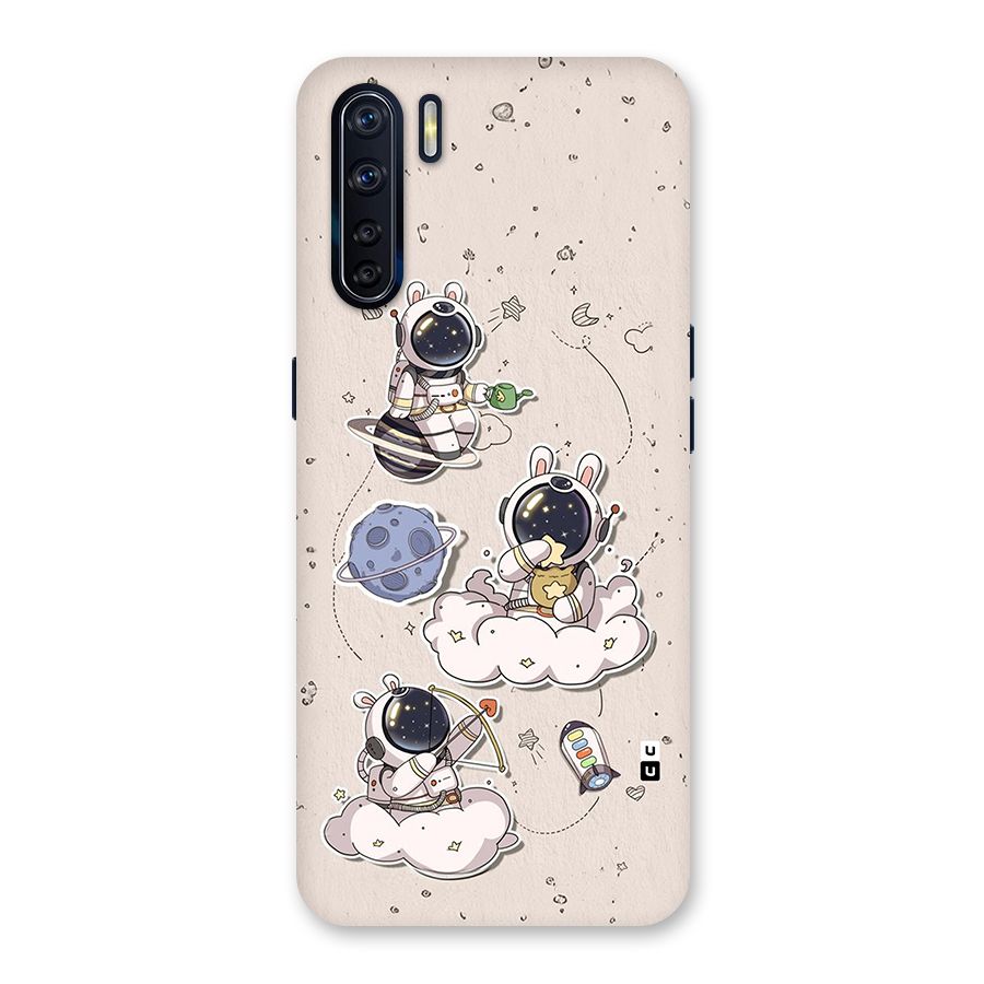 Lovely Astronaut Playing Back Case for Oppo F15