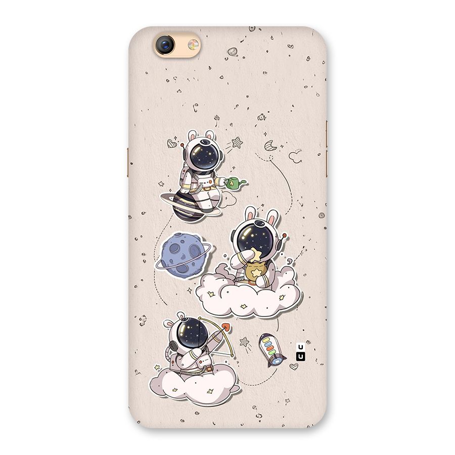 Lovely Astronaut Playing Back Case for Oppo F3 Plus