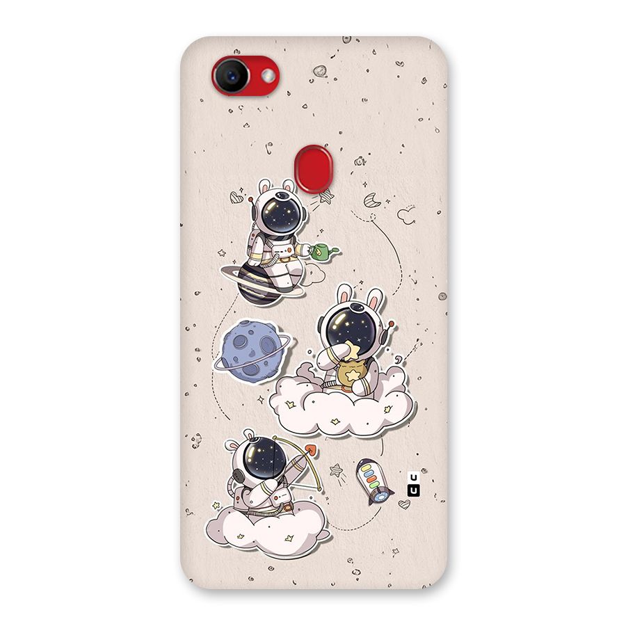 Lovely Astronaut Playing Back Case for Oppo F7