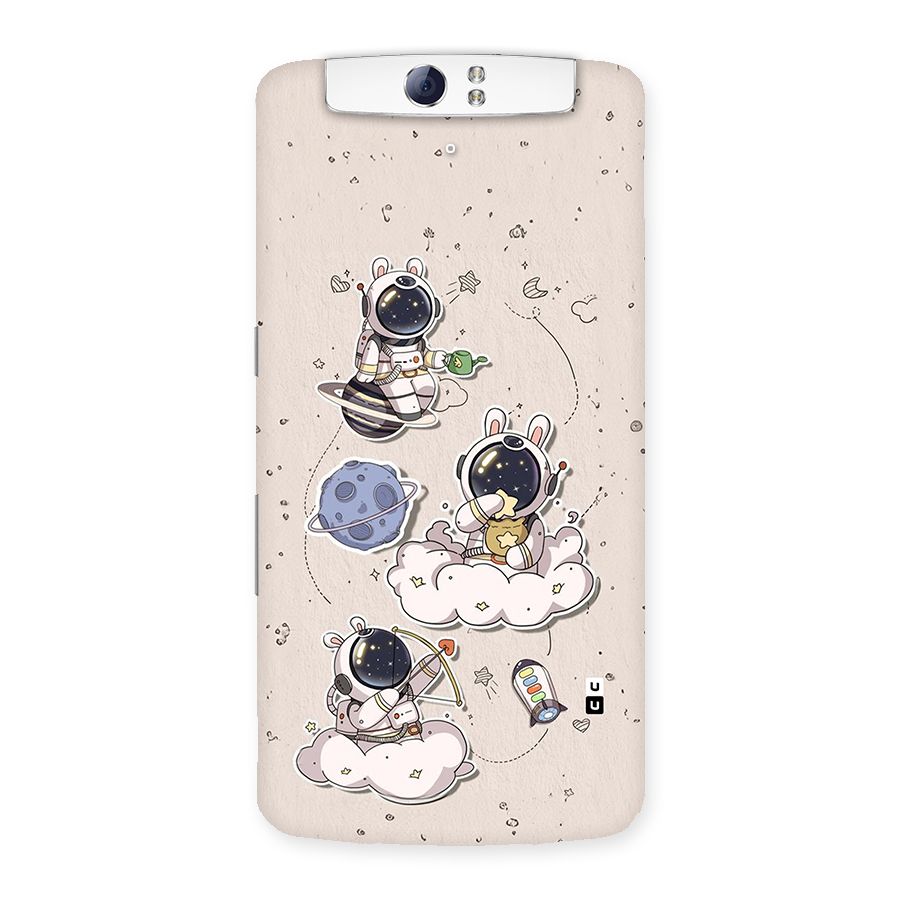 Lovely Astronaut Playing Back Case for Oppo N1