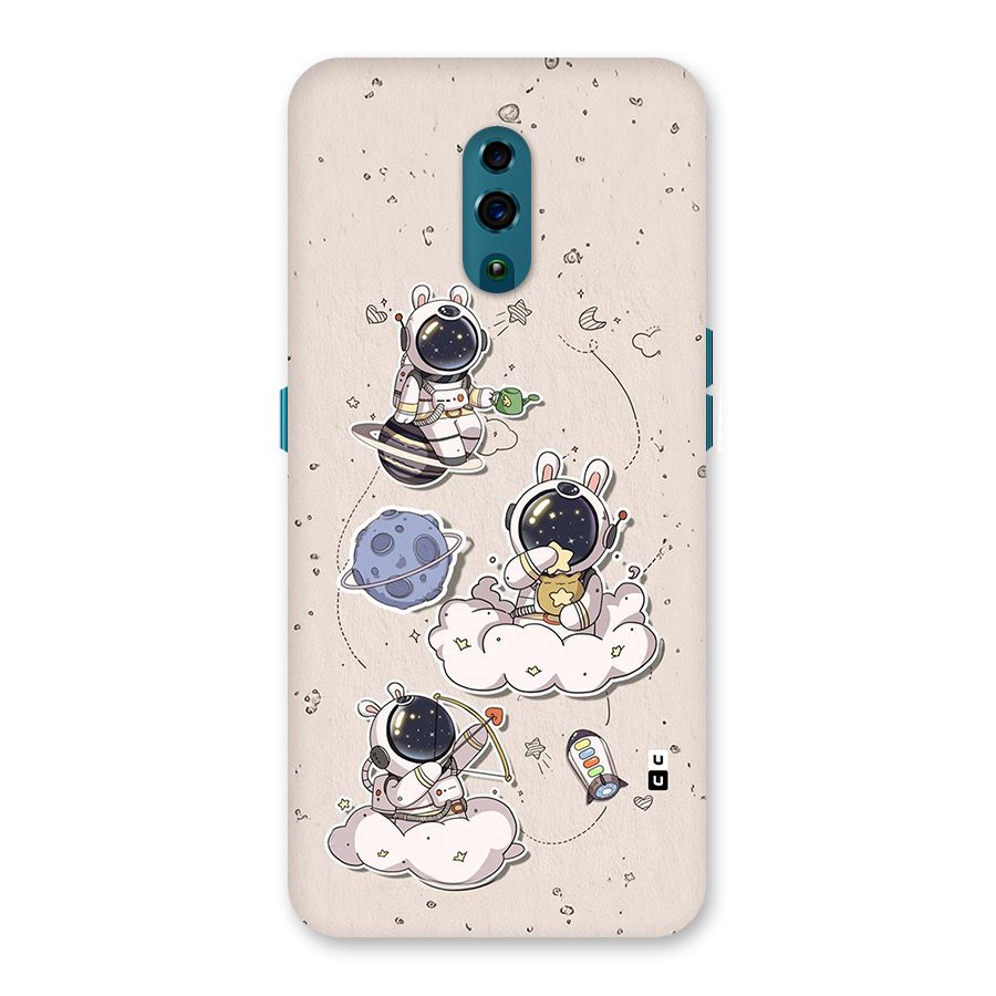 Lovely Astronaut Playing Back Case for Oppo Reno