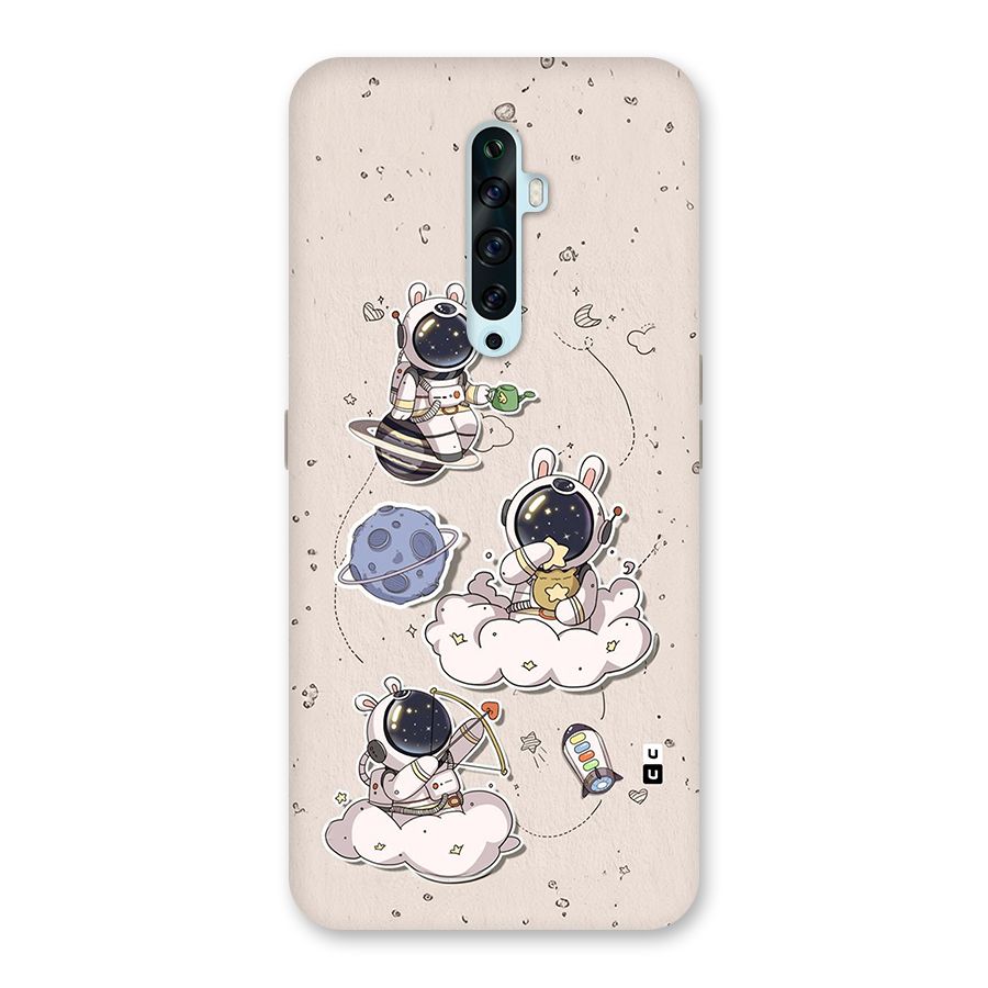 Lovely Astronaut Playing Back Case for Oppo Reno2 Z