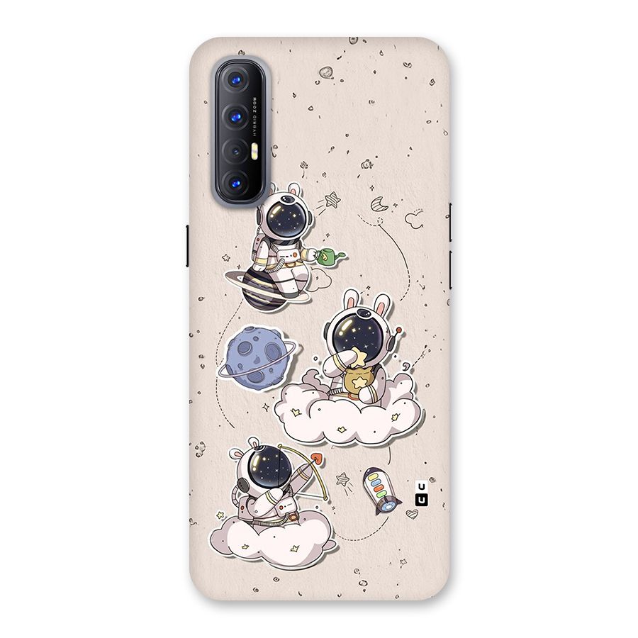 Lovely Astronaut Playing Back Case for Oppo Reno3 Pro