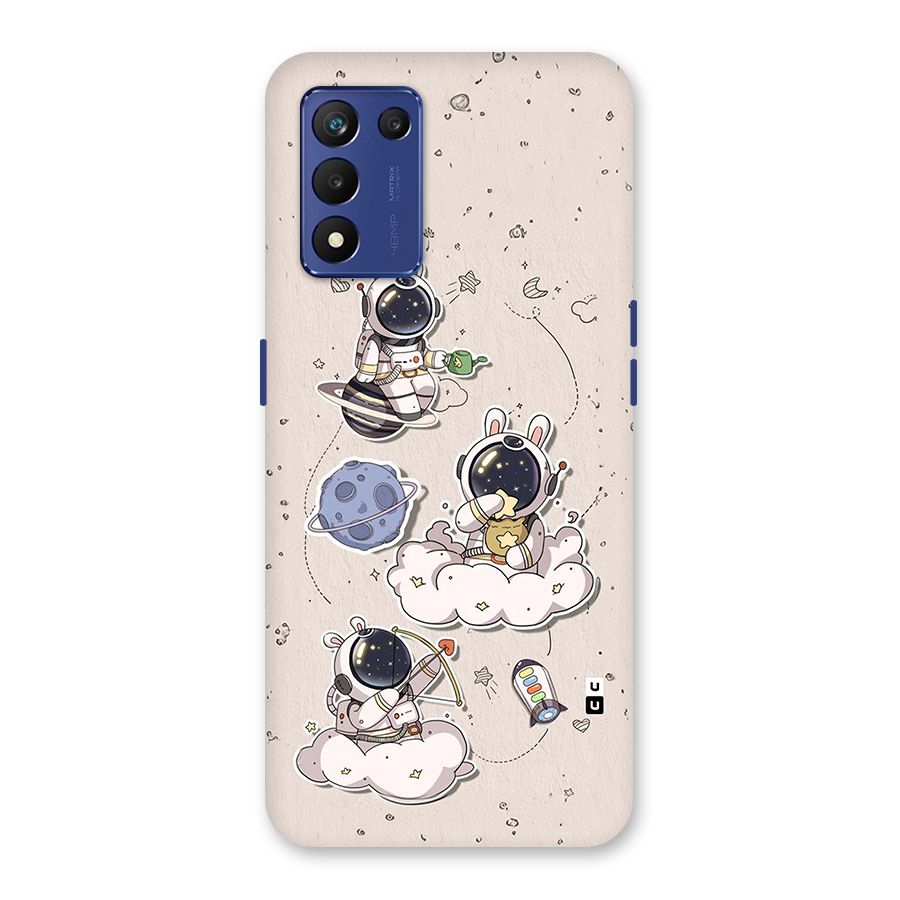Lovely Astronaut Playing Back Case for Realme 9 5G Speed