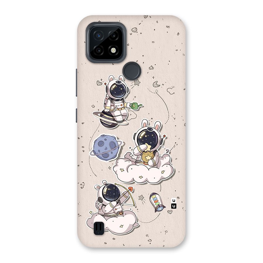 Lovely Astronaut Playing Back Case for Realme C21