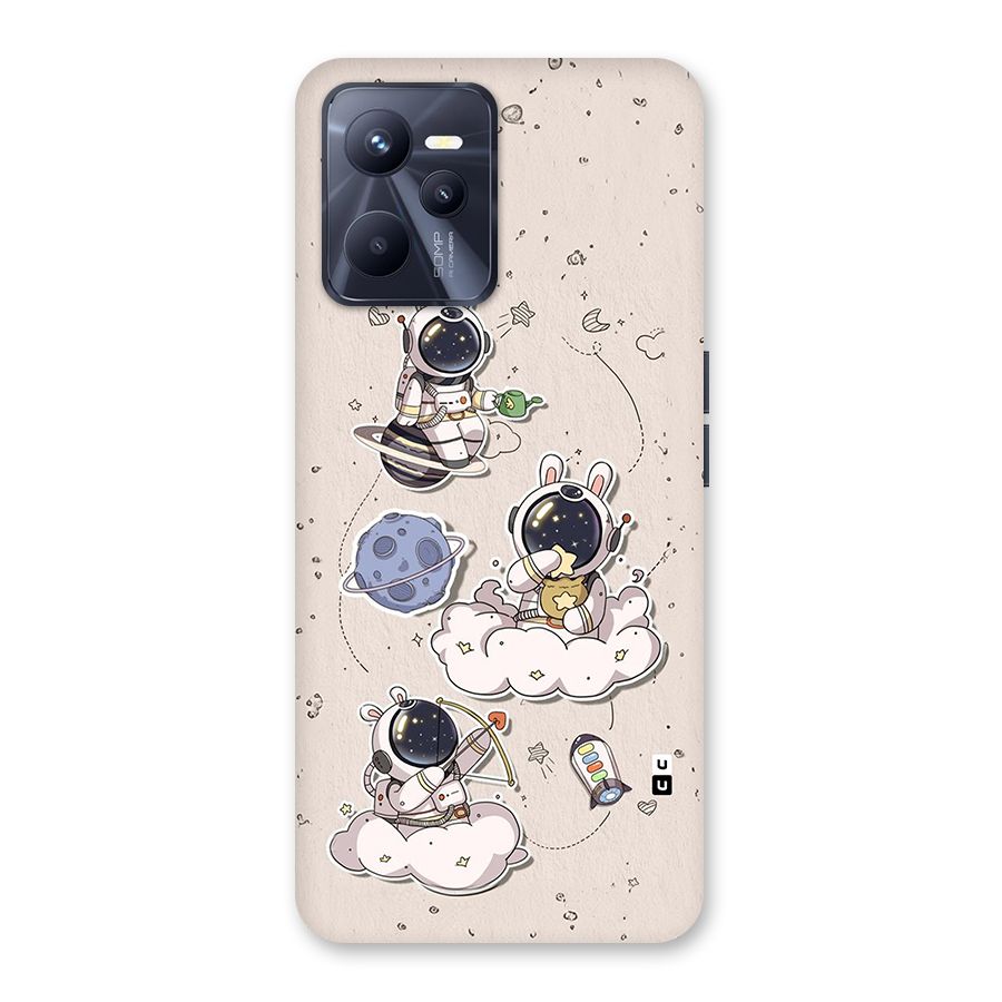 Lovely Astronaut Playing Back Case for Realme C35