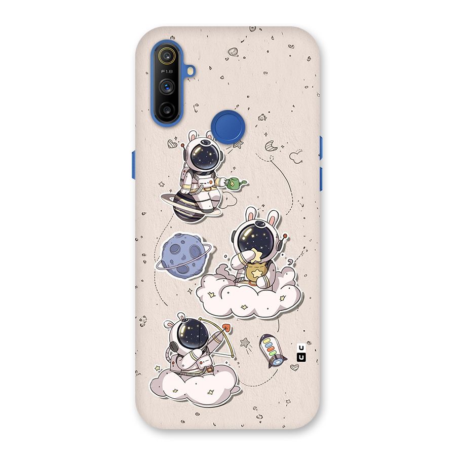 Lovely Astronaut Playing Back Case for Realme Narzo 10A