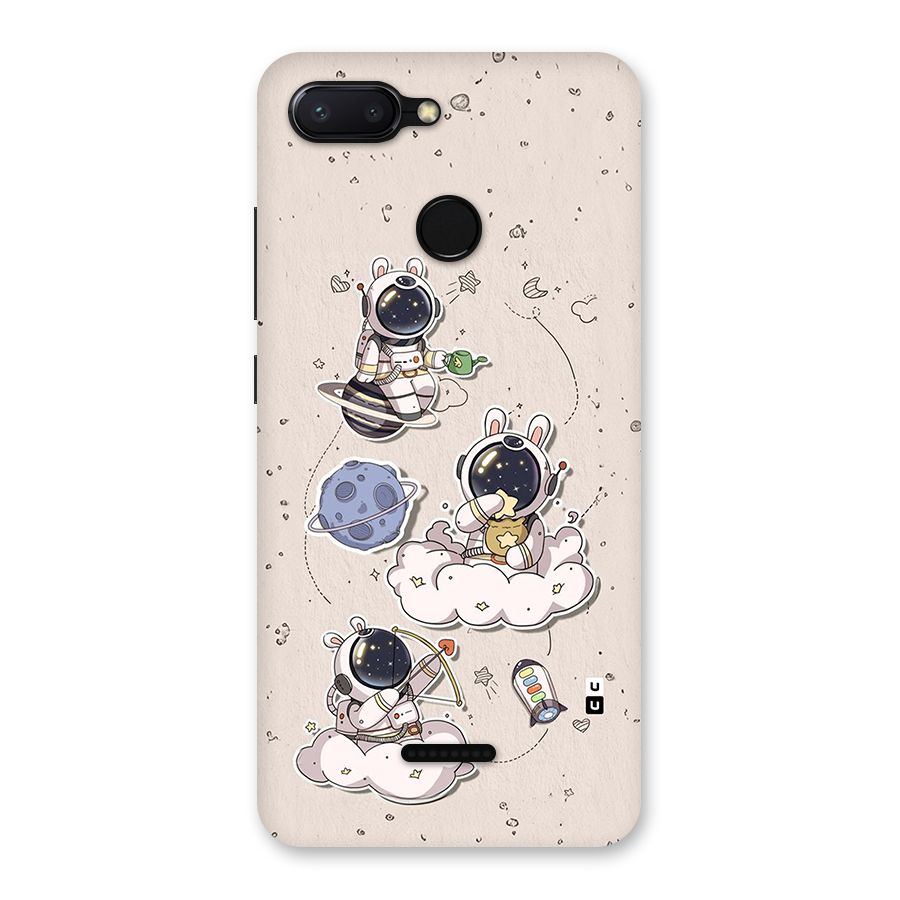 Lovely Astronaut Playing Back Case for Redmi 6