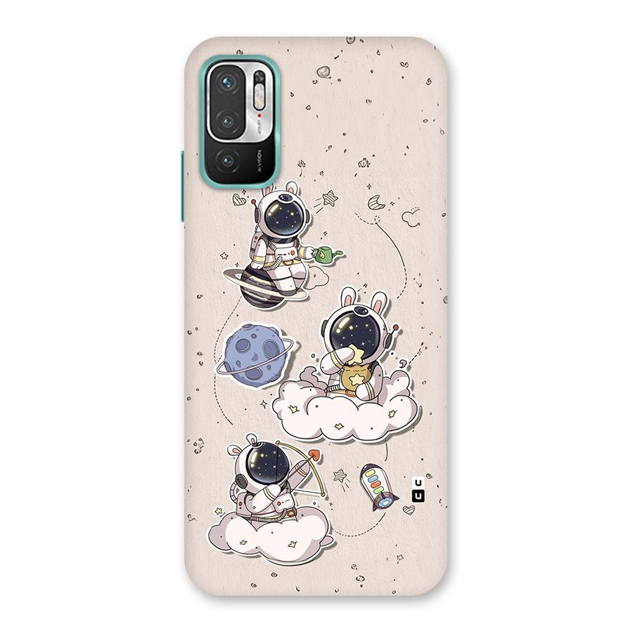 Lovely Astronaut Playing Back Case for Redmi Note 10T 5G