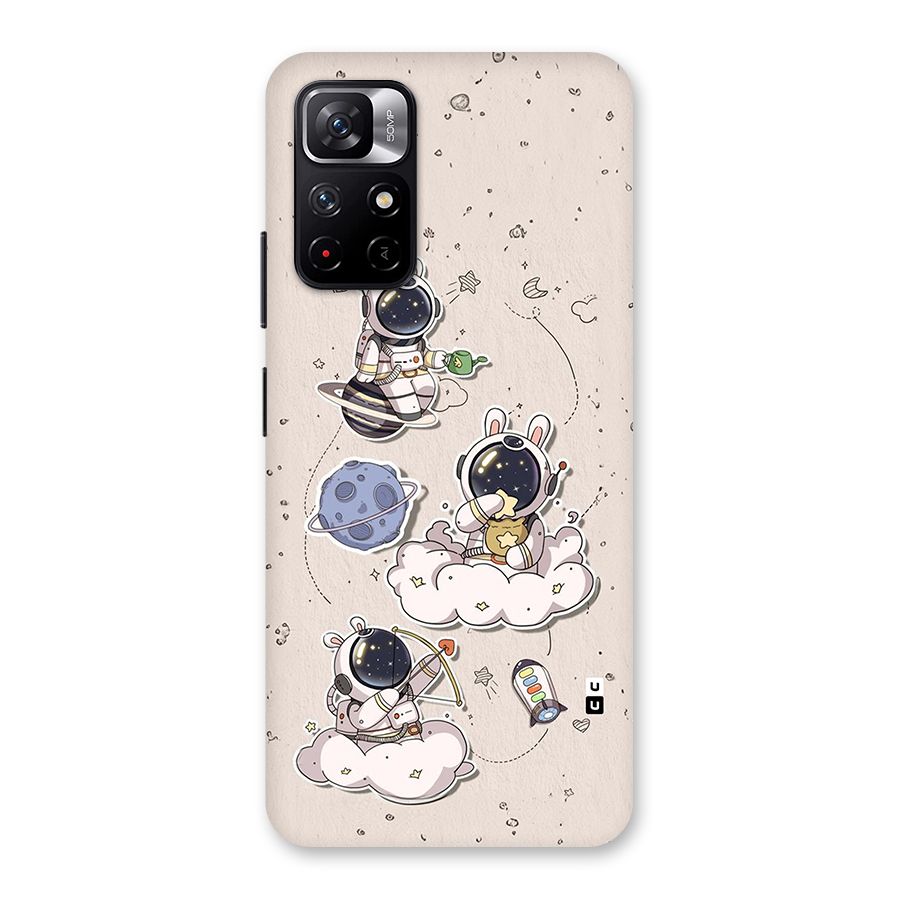Lovely Astronaut Playing Back Case for Redmi Note 11T 5G