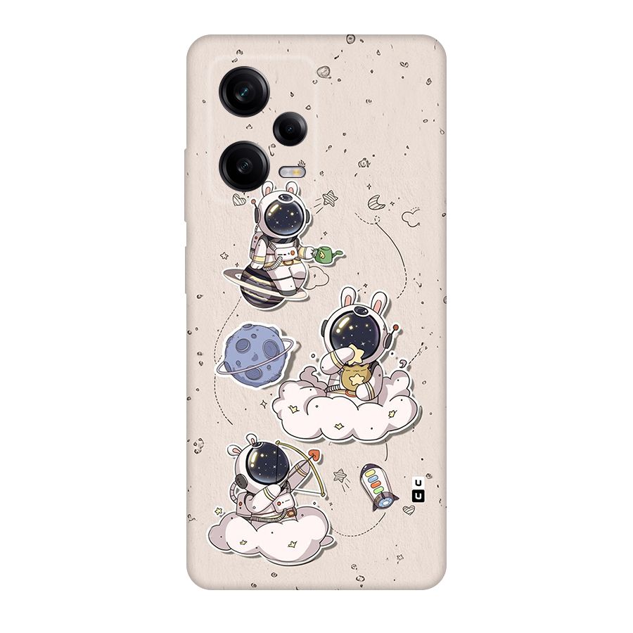 Lovely Astronaut Playing Back Case for Redmi Note 12 Pro