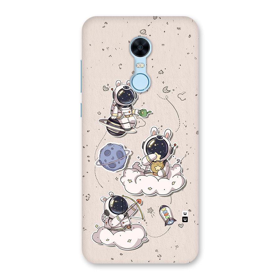 Lovely Astronaut Playing Back Case for Redmi Note 5