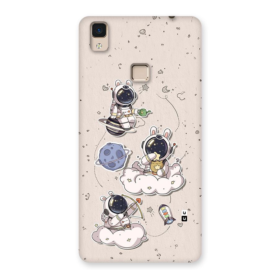 Lovely Astronaut Playing Back Case for V3 Max