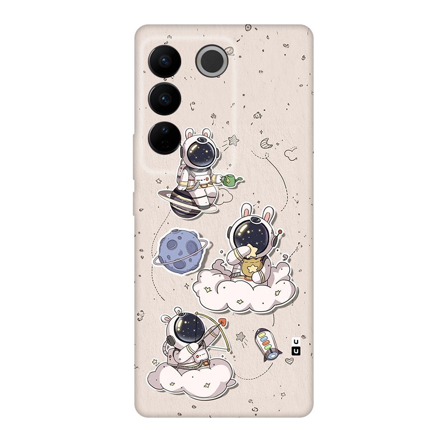 Lovely Astronaut Playing Back Case for Vivo V27