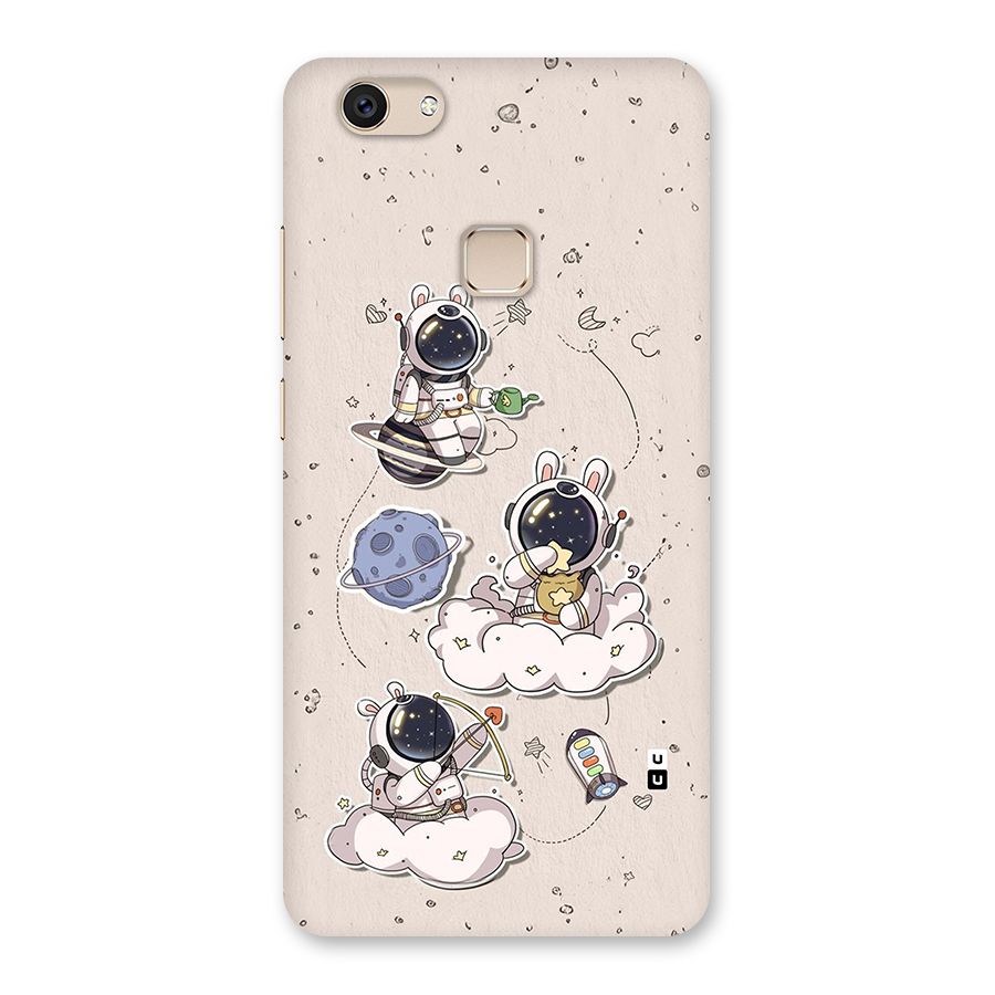 Lovely Astronaut Playing Back Case for Vivo V7