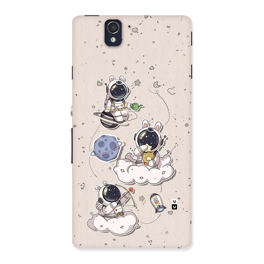 Lovely Astronaut Playing Back Case for Xperia Z