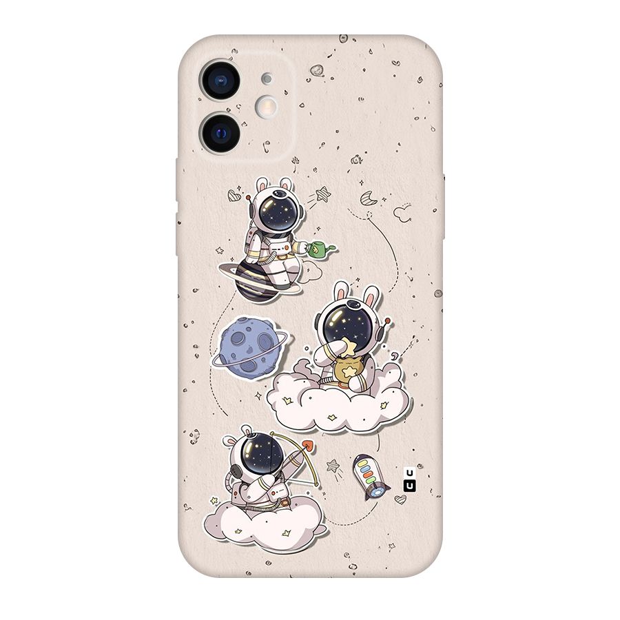 Lovely Astronaut Playing Back Case for iPhone 12