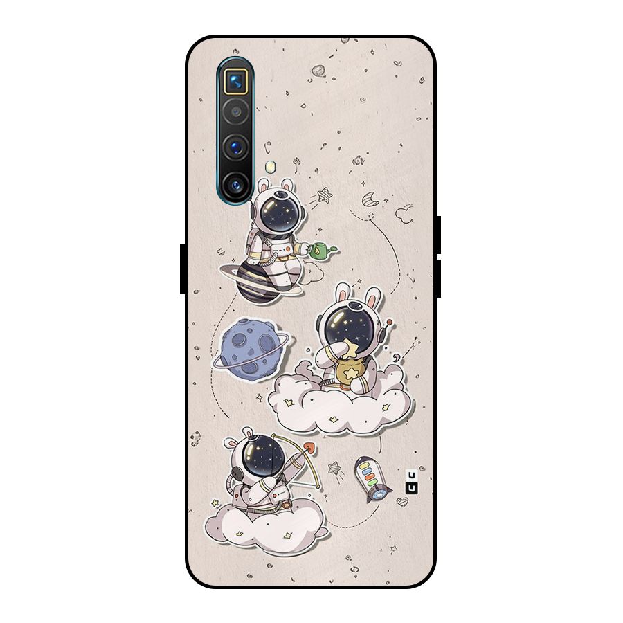 Lovely Astronaut Playing Metal Back Case for Realme X3