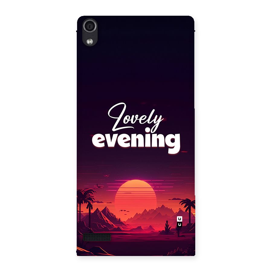 Lovely Evening Back Case for Ascend P6