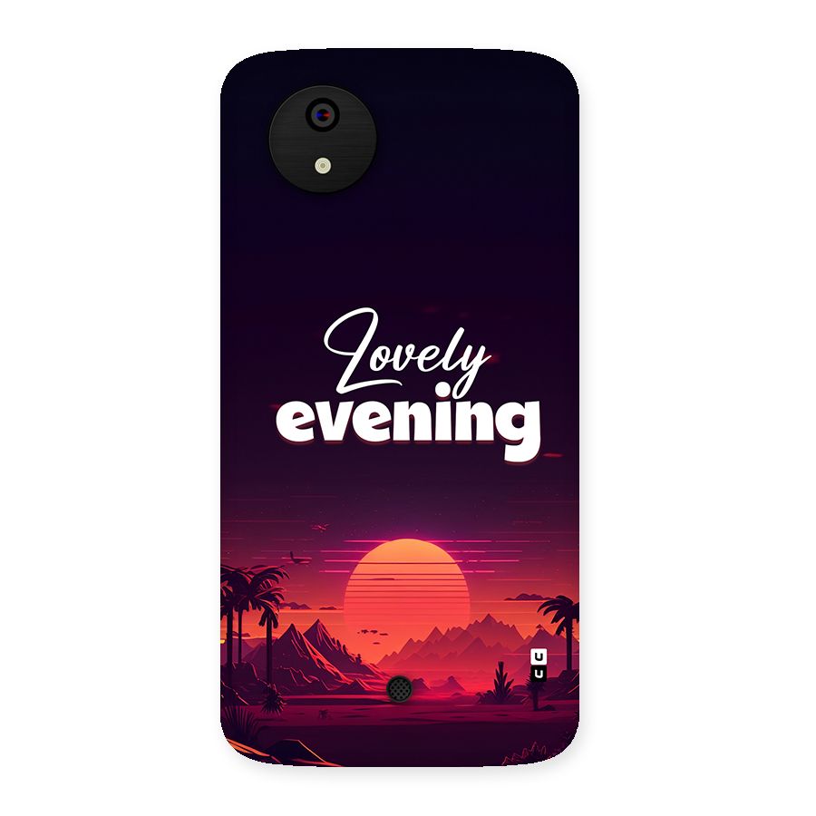 Lovely Evening Back Case for Canvas A1  AQ4501