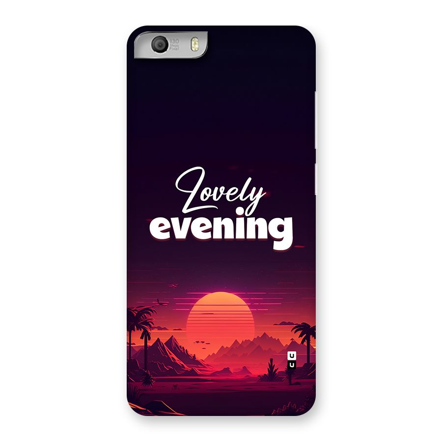 Lovely Evening Back Case for Canvas Knight 2