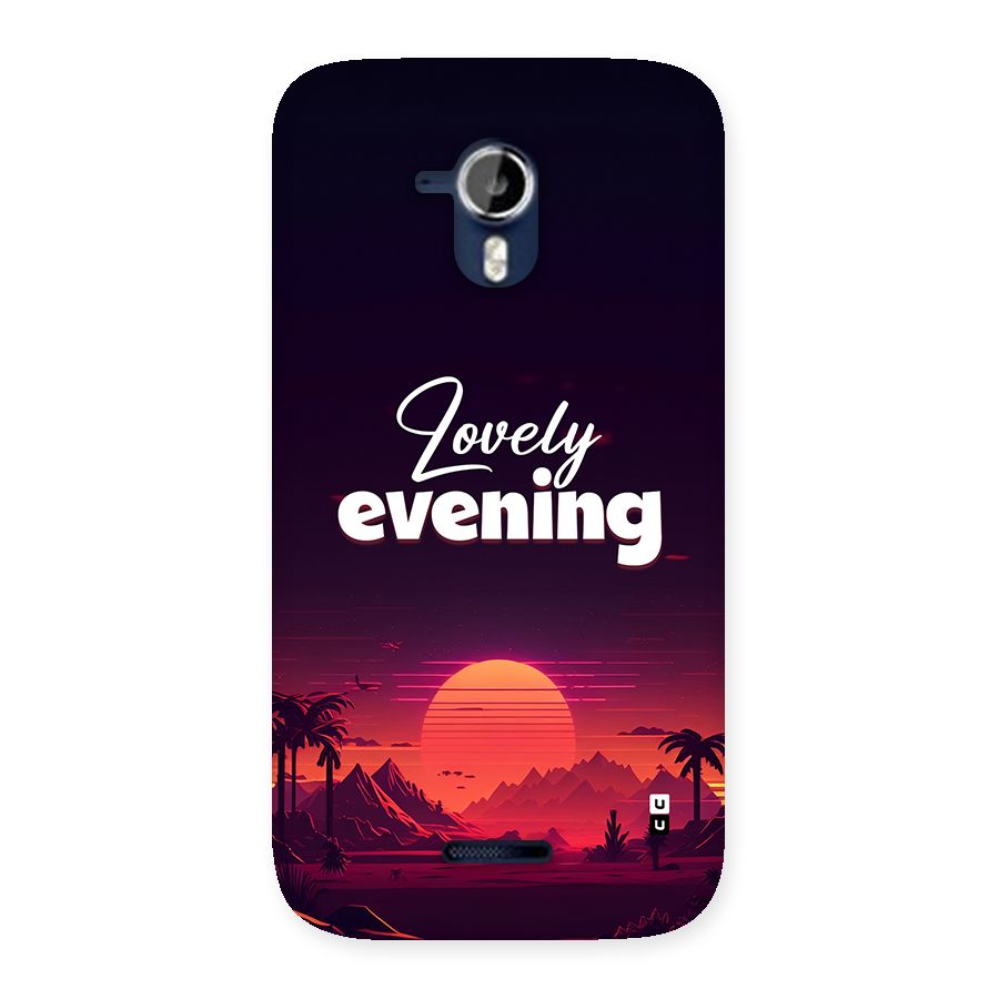 Lovely Evening Back Case for Canvas Magnus A117