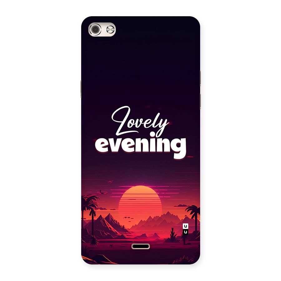 Lovely Evening Back Case for Canvas Silver 5
