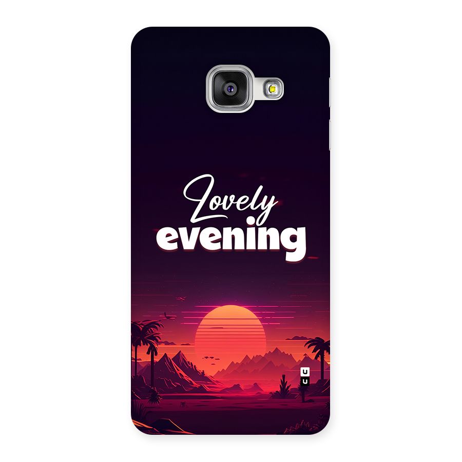 Lovely Evening Back Case for Galaxy A3 (2016)