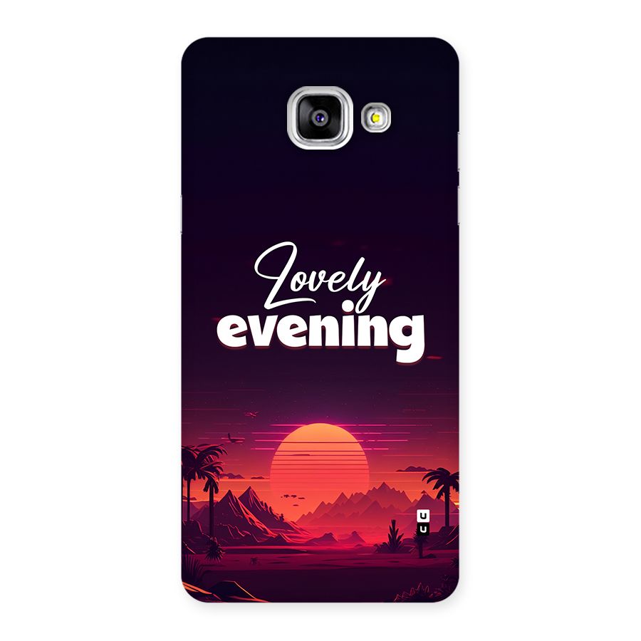 Lovely Evening Back Case for Galaxy A5 (2016)