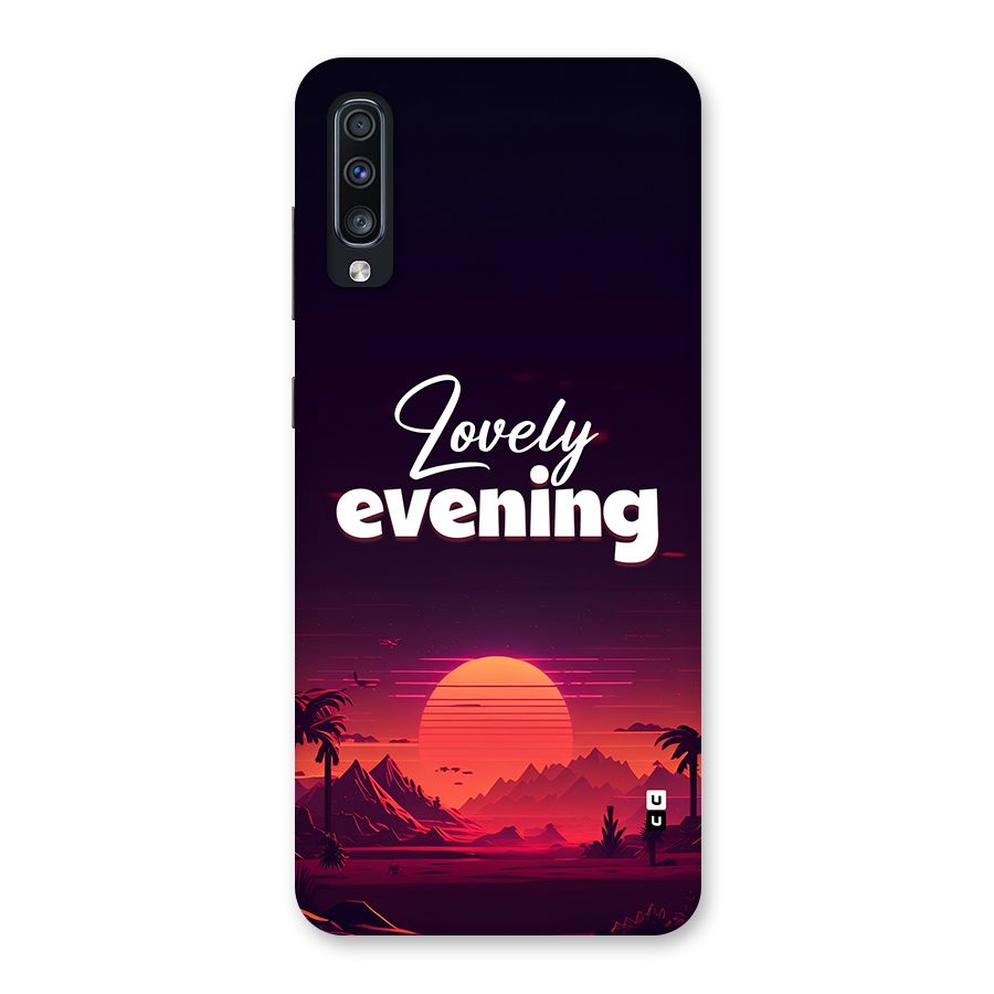 Lovely Evening Back Case for Galaxy A70s