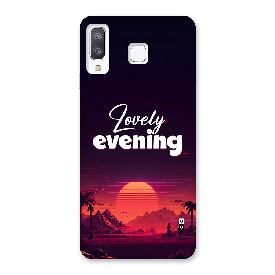 Lovely Evening Back Case for Galaxy A8 Star
