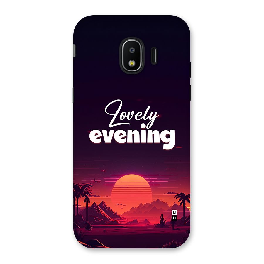 Lovely Evening Back Case for Galaxy J2 Pro 2018