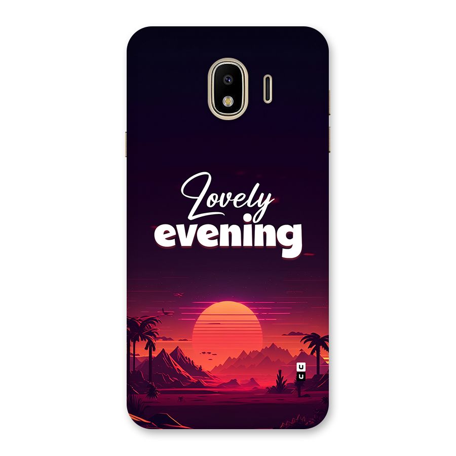Lovely Evening Back Case for Galaxy J4