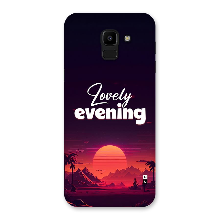 Lovely Evening Back Case for Galaxy J6