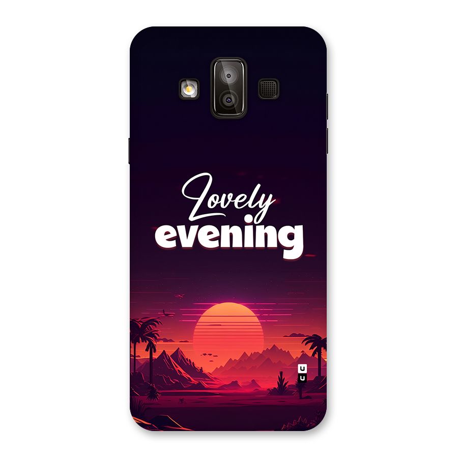 Lovely Evening Back Case for Galaxy J7 Duo