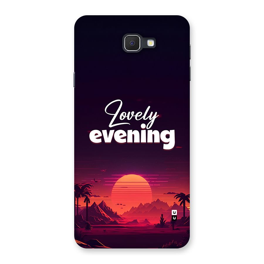 Lovely Evening Back Case for Galaxy J7 Prime