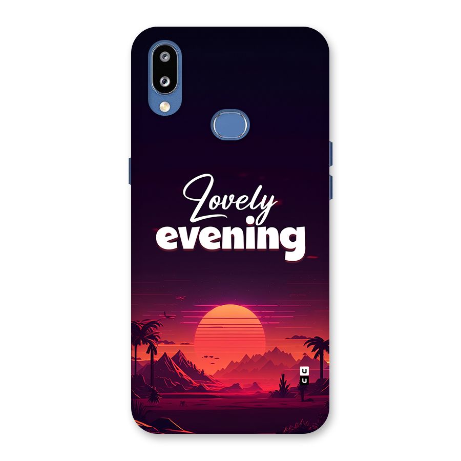 Lovely Evening Back Case for Galaxy M01s